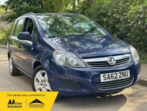 VAUXHALL ZAFIRA 2012 (62) at Imaan Motors Ltd West Drayton