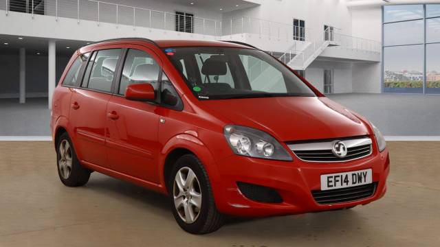 Vauxhall Zafira 1.8i [120] Exclusiv 5dr MPV Petrol RED