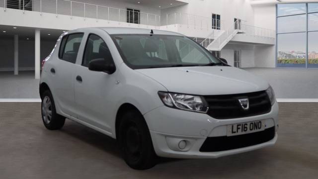 Dacia Sandero 1.2 16V 75 Ambiance 5dr Hatchback Petrol WHITE